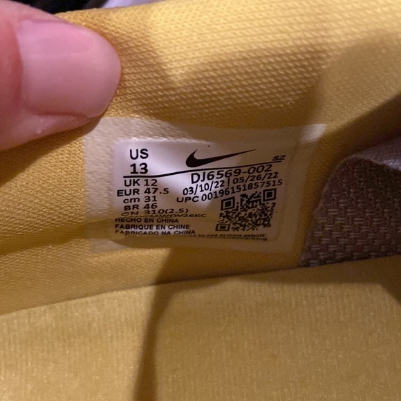 Nike Air zoom Victory Tour 2 gray and black ⛳️ golf shoes-BRAND NEW with box - Picture 4 of 6